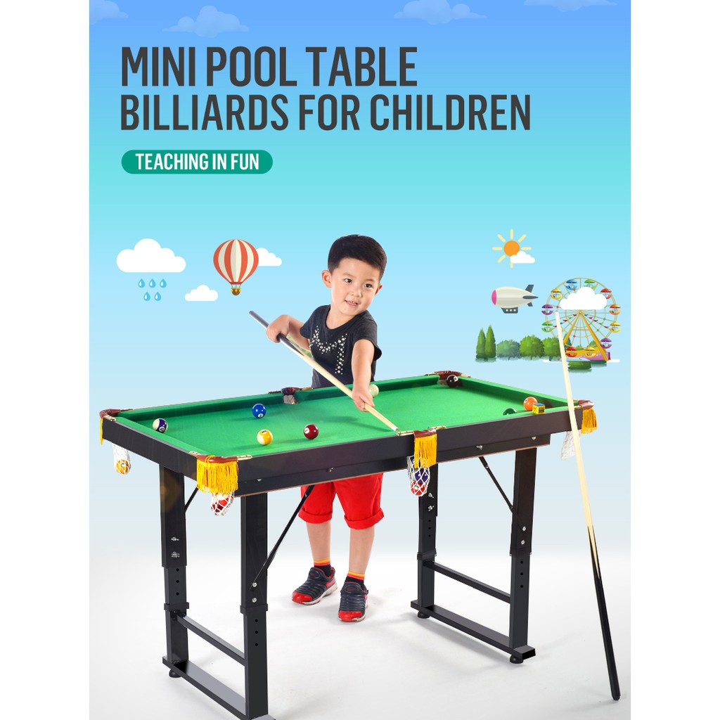 ( Đam mê!!) Bàn bida mini- Bàn Bi A mini dành cho trẻ nhỏ( kích thước dài 69 x rộng 37 x cao 14cm)