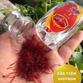 ( Bán giá gốc ) Saffron - Nhuỵ hoa nghệ tây chính hãng - Lọ 1 gram saffron của iran