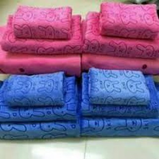 Set khăn kiba tháilan.set khăn lọai 1. khăn tắm thái lan.
