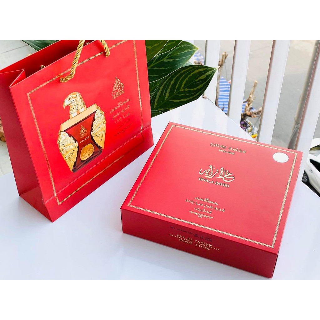 Nước Hoa Đại Bàng Dubai Ghala Zayed Gold Luxury EDP 100ml Nam Tính - Đẳng Cấp( 4 mùi Gold - Rougue - White - Royal) | Thế Giới Skin Care