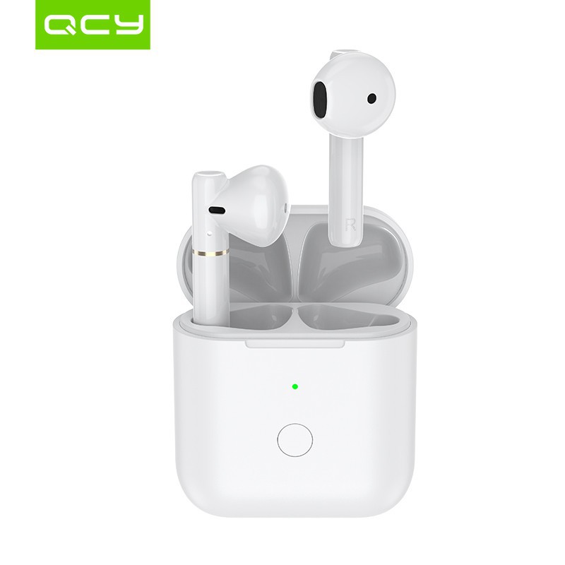 Tai Nghe Nhét Tai Không Dây Bluetooth 5.0 Chống Ồn Qcy T8 Tws Có Mic Cho Android / Iphone