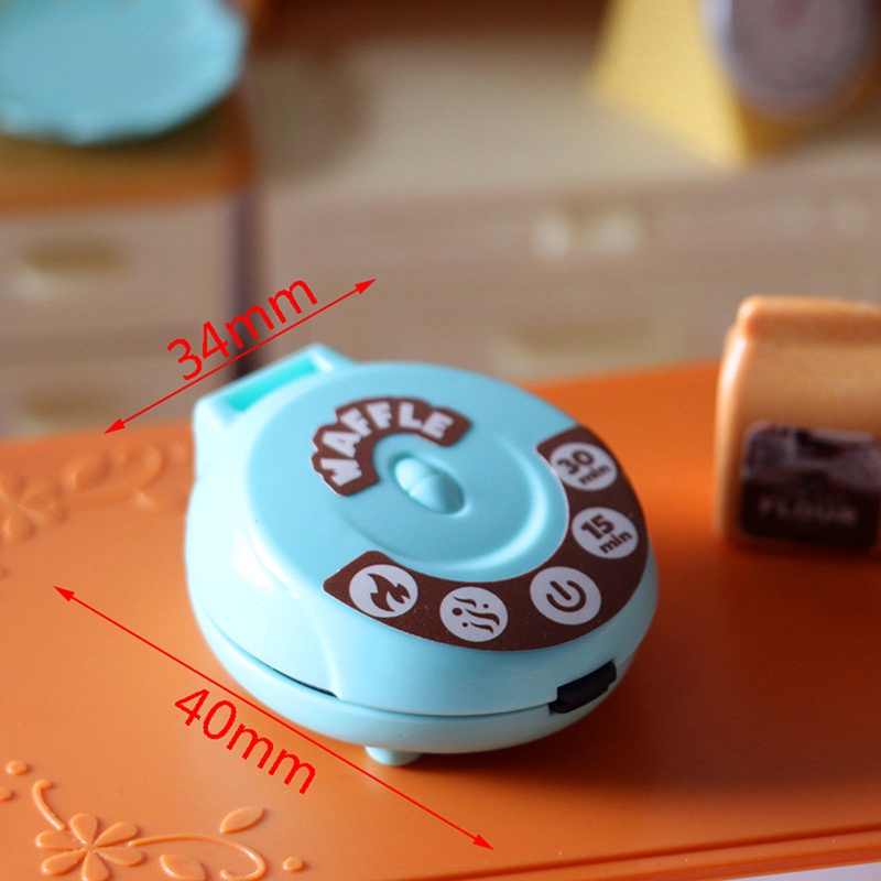 [EP&VN]Doll House Kitchen Mini Toaster Pocket Electric Oven Toy Miniature Toy Model