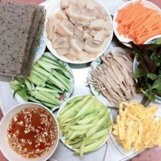 Bánh tráng mè đen phan rang (hạn sử dụng 6 tháng kể từ ngày sản xuất )