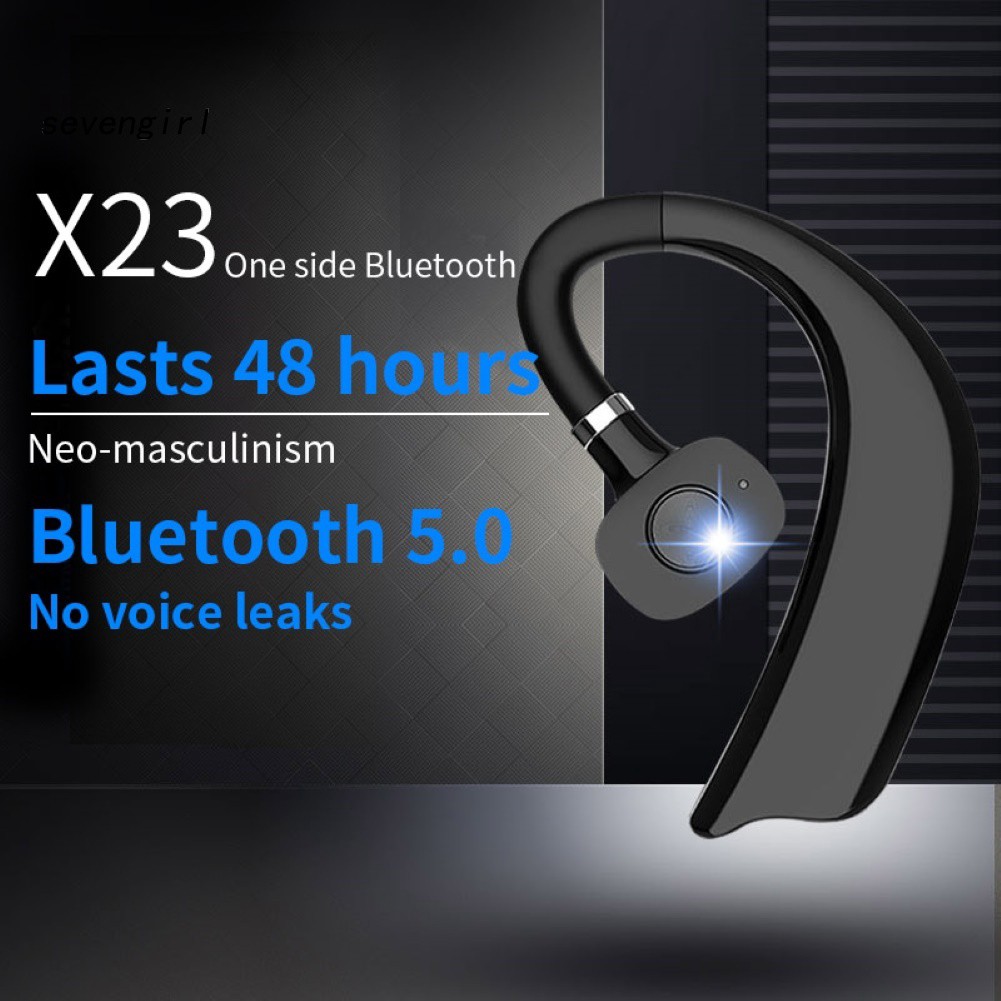 Set 2 Tai Nghe Bluetooth 5.0 Móc Vành Tai Tiện Dụng Kèm Phụ Kiện