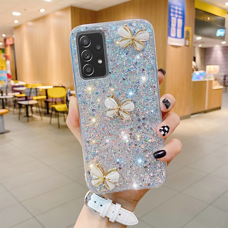 Ốp Điện Thoại Mềm Họa Tiết Kim Cương Cho Samsung Galaxy A03 A33 5G A13 4G A23 A53 A73