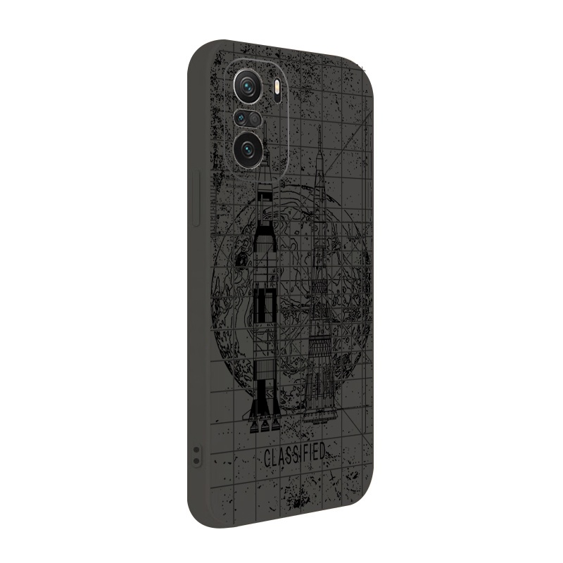 Ốp Điện Thoại Góc Vuông In Hình Vũ Trụ Cho Xiaomi Redmi Note 10 Pro 9S 9A POCO X3 NFC M3 Pro 5G