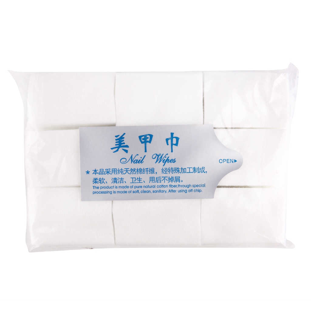 Set 600 miếng bông tẩy sơn móng mềm mại bằng chất liệu cotton tiện dụng