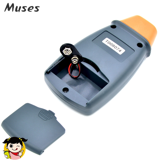 Muse07 DT2234 C+ Digital Tachometer RPM Meter Non-Contact 2.5RPM-99999RPM LCD Display Speed Meter Tester