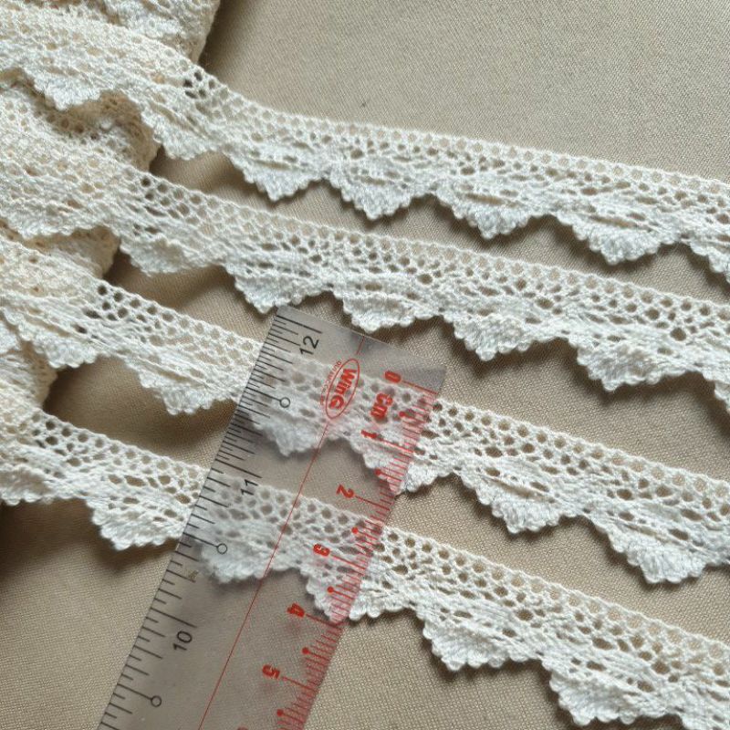 Ren cotton 1,7cm kem ngà 10m/20k