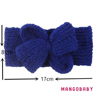 ♬Mg♪-Girls Bé Tập Đi Turban Chắc Chắn Băng Đô Quấn Tóc Nơ Phụ Kiện Mũ Nón