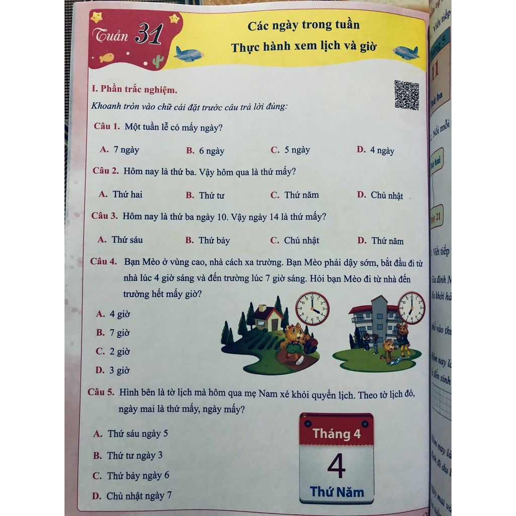 Sách - Bài Tập Tuần Toán Lớp 1 - Tập 2 - Kết Nối Tri Thức Với Cuộc Sống (1cuốn)