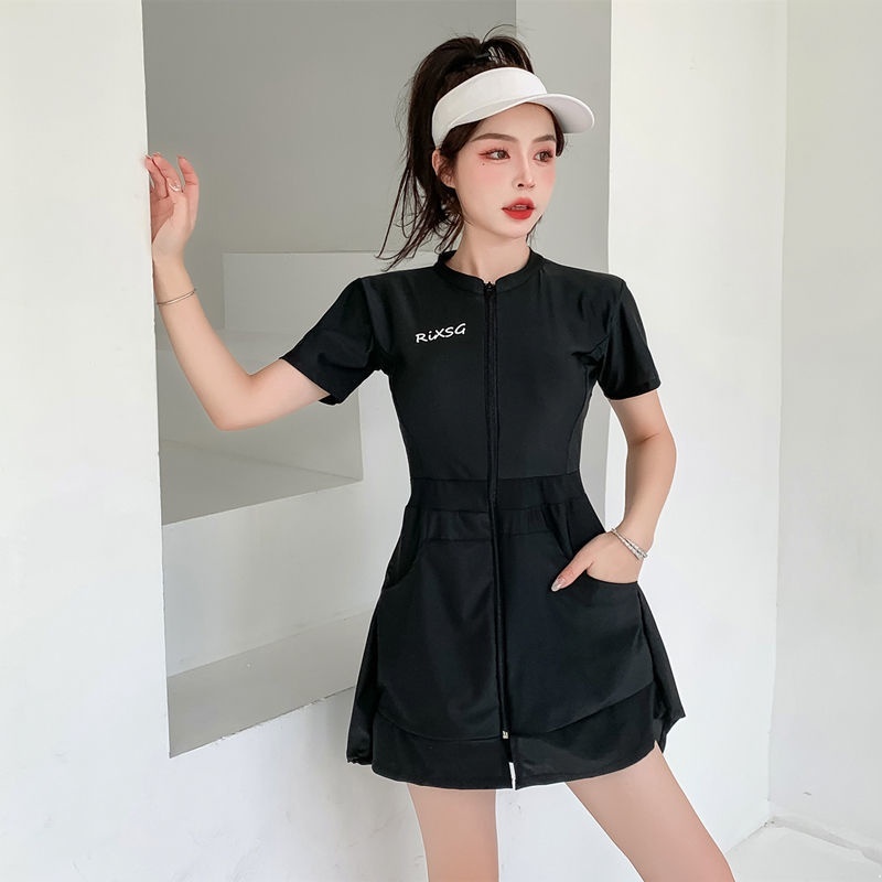 Bộ Đồ Bơi Một Mảnh Dáng Ôm Thời Trang Xuân Hè Hàn Quốc 2022 Dành Cho Bạn Nữ