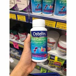 (Mẫu mới) - Canxi khủng long Vitamin D Và Calcium Ostelin Kids Của Úc