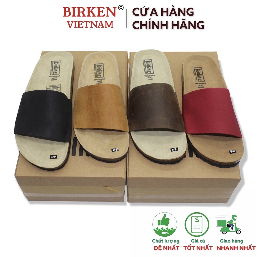 Dép da bò Unisex xuất khẩu Châu Âu mã D05