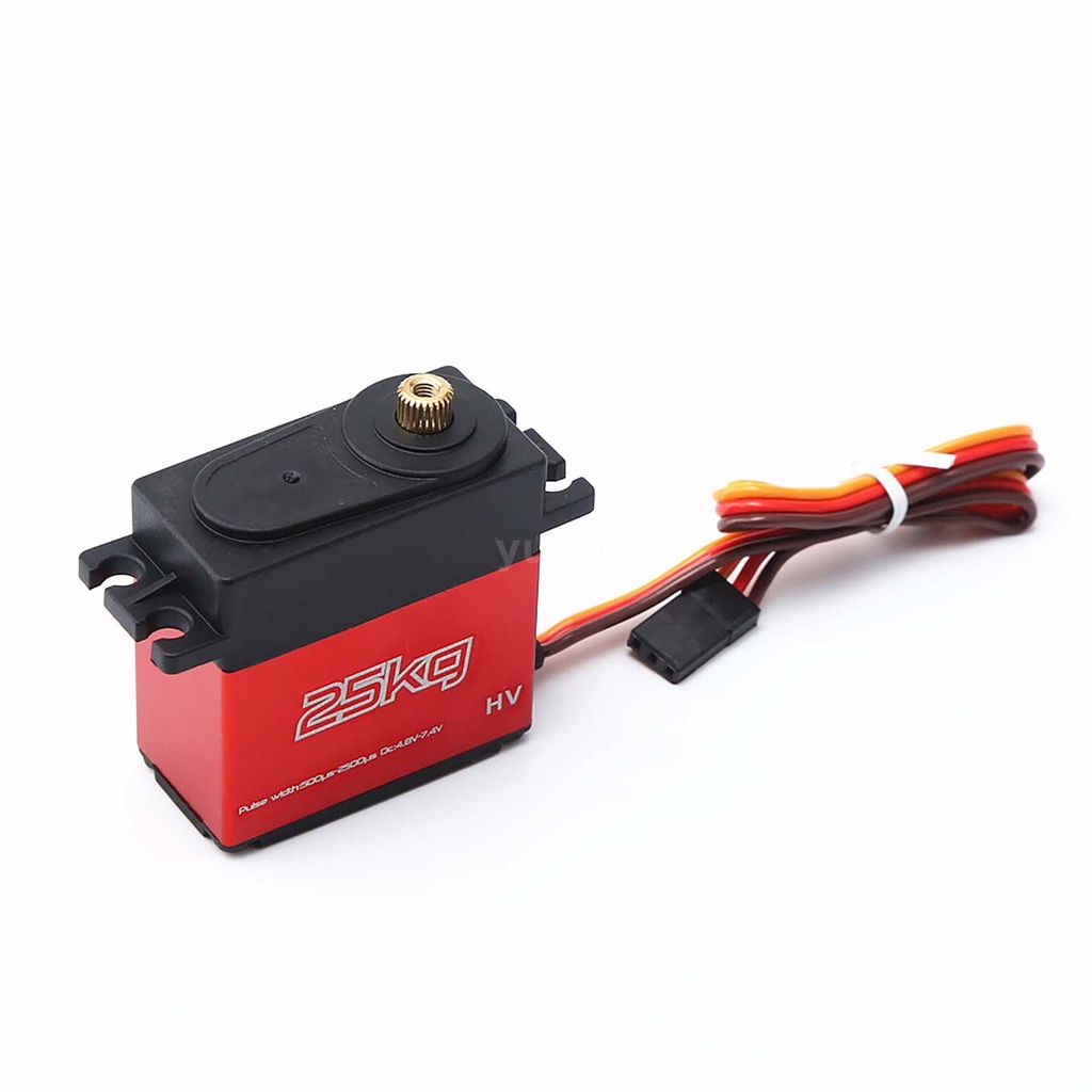 Động Cơ Servo 25kg 25t Servo Ip66 180 Độ Chống Nước Cho Xe Hơi / Máy Bay / Thuyền Điều Khiển Từ Xa 1 / 12 1 / 10