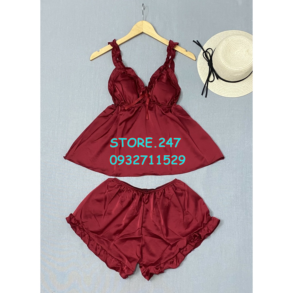 BIGSIZE SATIN XỊN MÁT MÚT, VẢI ÍT NHĂN MẶC NHẸ THÍCH MẶC NHÀ MẶC NGỦ ĐỀU ĐẸP