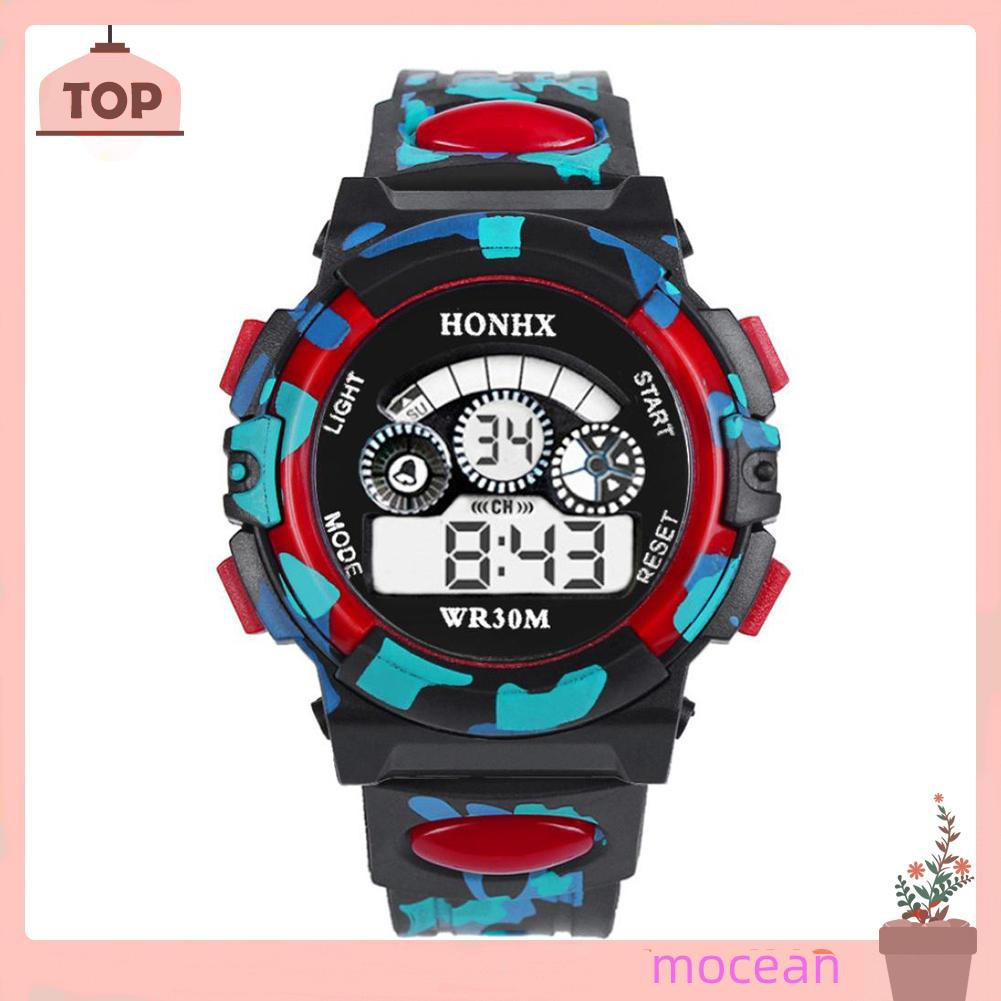 Đồng Hồ Điện Tử Đa Năng Chống Thấm Nước Cho Bé Trai