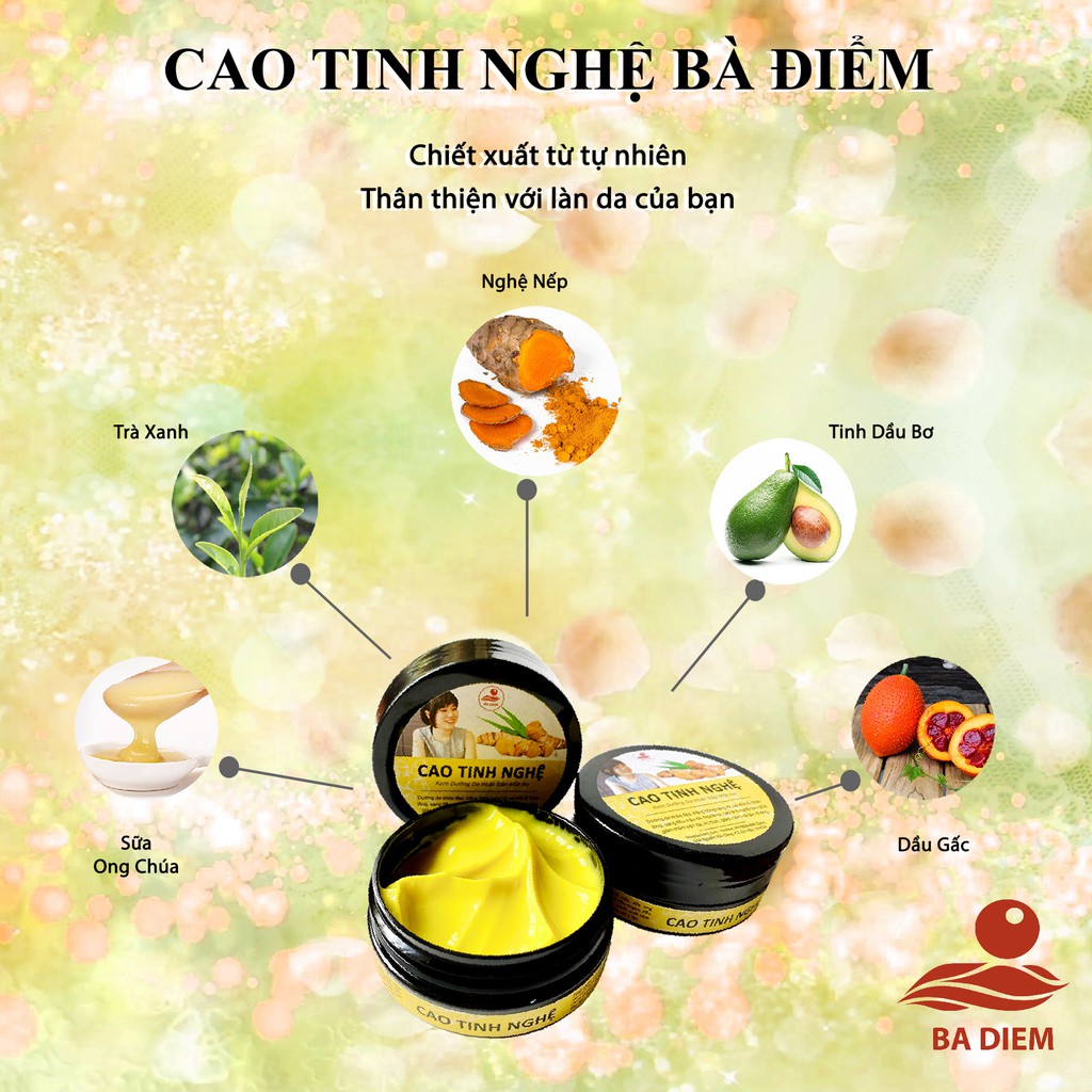 Cao Tinh Nghệ Sữa Ong Chúa Mới | Mặt Nạ Ngủ Cao Tinh Nghệ - Sản phẩm Handmade - Shop Bà Điểm