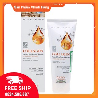 Sữa rửa mặt Dabo Collagen cao cấp 3 in 1 ( 180ml )