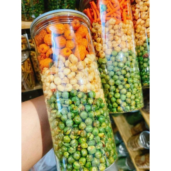 [hàng thật] [ảnh tự chụp][siêu sale]Đậu hà lan mix bắp mắm tỏi ớt_Pet 500gram