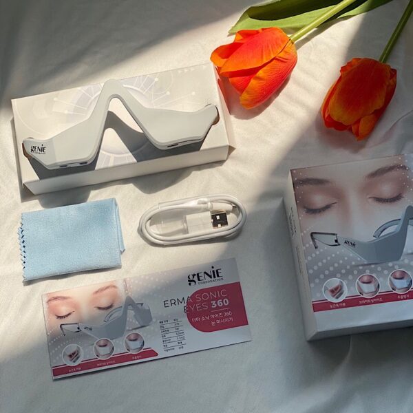 Máy Massage Mắt Genie Derma Sonic Eyes 360 Giảm Bọng Mắt Quầng Thâm