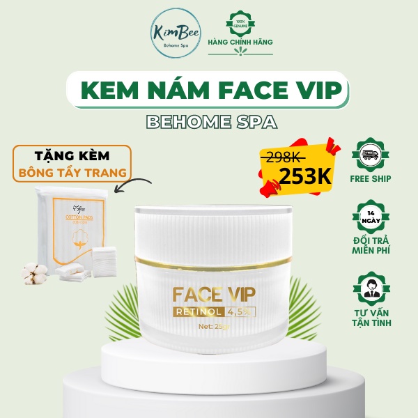 KEM NÁM FACE VIP RETINOL BEHOME SPA