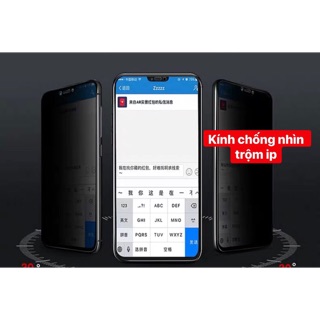 < RẺ VÔ ĐỐI>Kính Chống Nhìn Trộm Cho Dòng Máy Điện Thoại Iphone - Chắc chắn,bền bỉ,full màn...