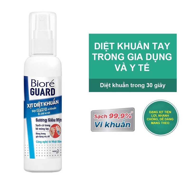 Xịt Khử Khuẩn Bioré Guard 150ml
