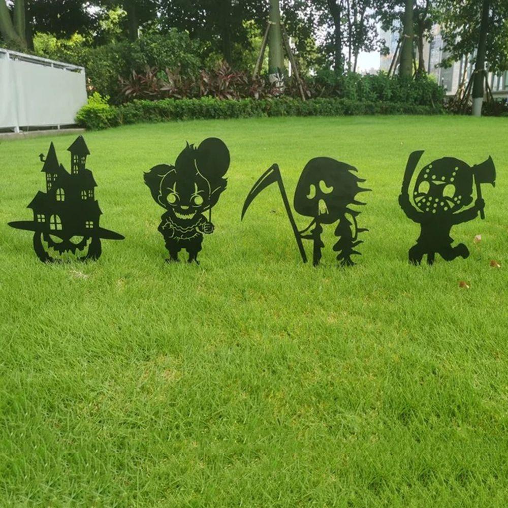 YNATURAL Phụ Kiện Trang Trí Tiệc Màu Đen Bằng Silicon Chủ Đề Đáng Sợ