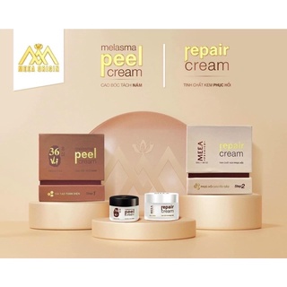 Combo Peel bóc tách tảo sâm meea và kem dưỡng phục hồi HA meea