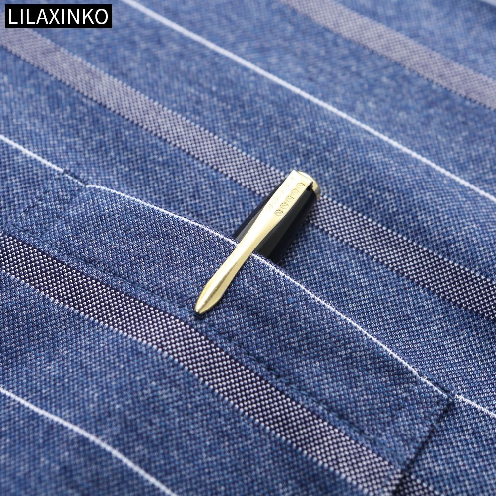 Áo Thun Polo Kẻ Sọc Tay Dài Có Túi 4 Màu Thời Trang Thu Đông Cho Nam