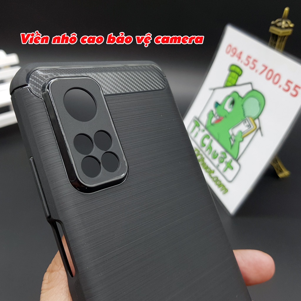 [Ảnh Thật] Ốp Lưng Xiaomi Mi 10T Pro 5G Dẻo Carbon Phay Xước Chống Sốc