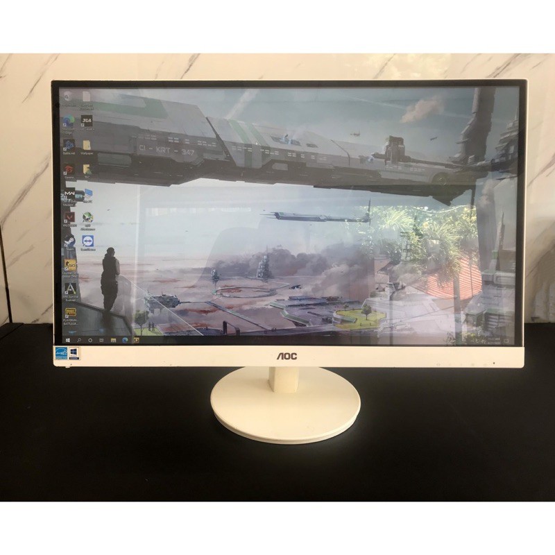 MÀN HÌNH 27 INCH IPS PHUN VIỀN TRẮNG TINH CỰC ĐẸP