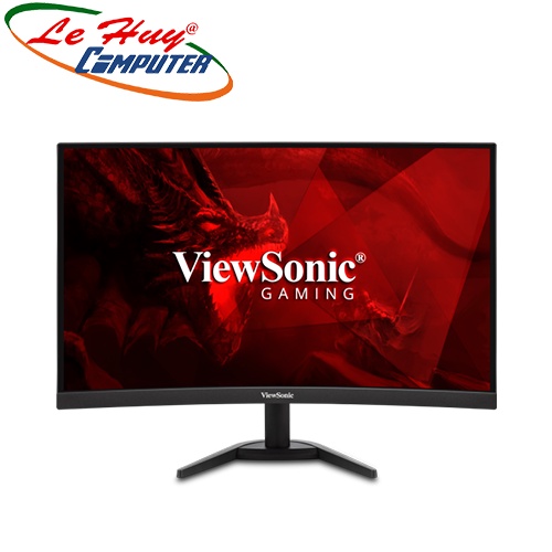 Màn hình máy tính cong Viewsonic VX2468-PC-MHD 23.6Inch FullHD 165Hz Loa Kép