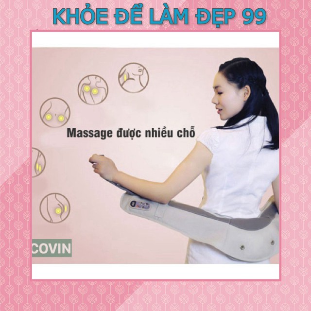 [Freeship] Máy Đấm Lưng Xoa Bóp Bấm Huyệt Massage Nhật Bản [Hàng Chính Hãng]