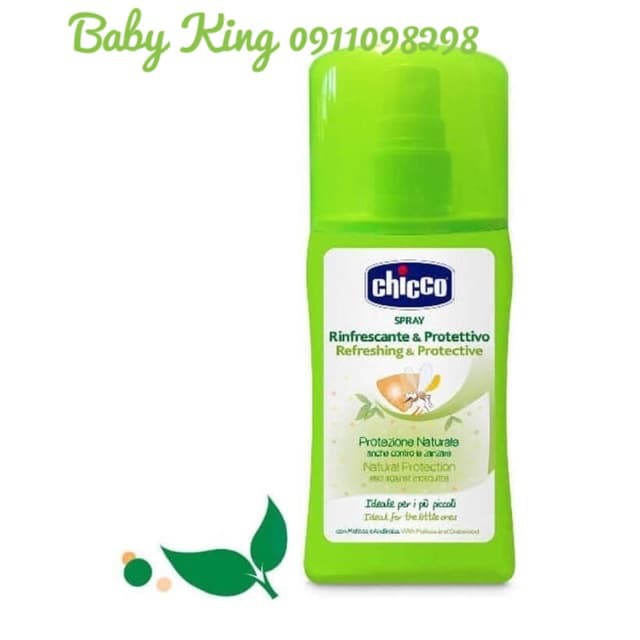 [Chính hãng]. XỊT CHỐNG MUỖI CHICCO EXTRA 100ML