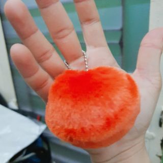 Móc khóa treo balo, túi - CỤC BÔNG