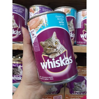 [hỏa tốc pettohouse gò vấp] Combo 3 lon pa tê cho mèo vị cá biển cá ngừ cá mòi Whiskas 400g ocean fish tuna sardine