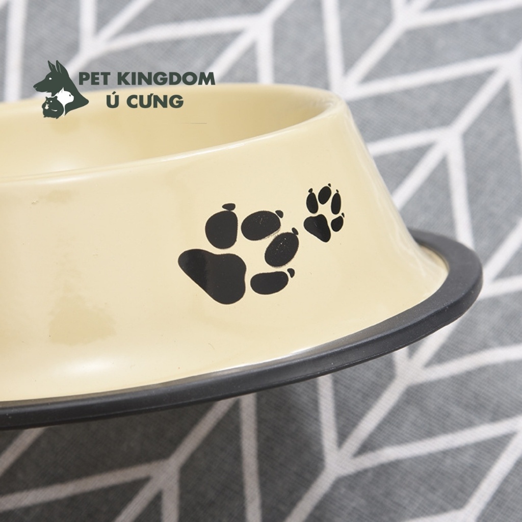 Bát inox cho chó mèo chống lật