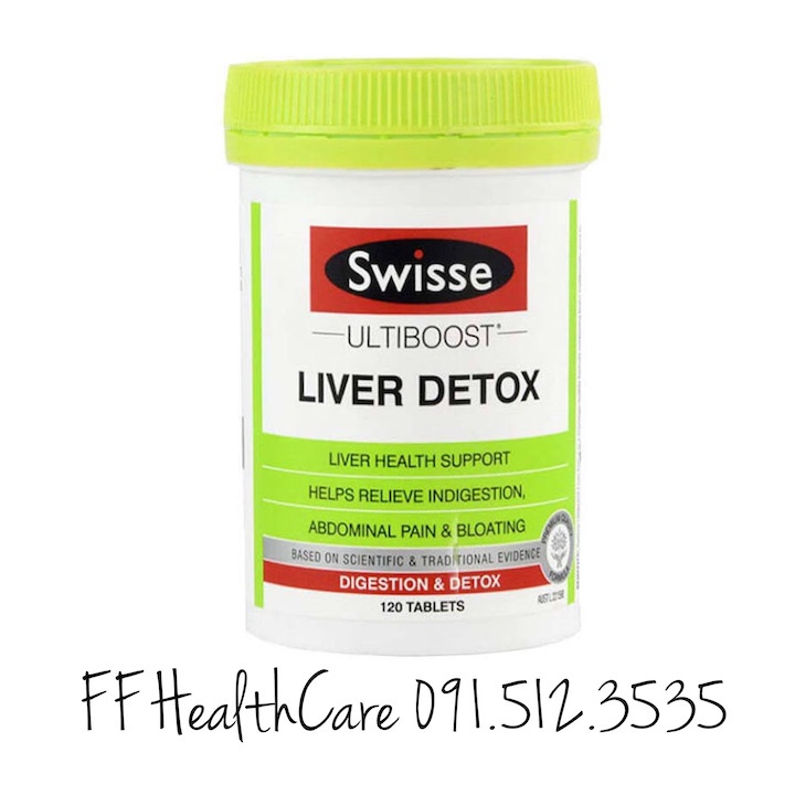 Viên Uống Giải Độc Gan Swisse Ultiboost Liver Detox 60v, 120v, 200v Chính Hãng Úc