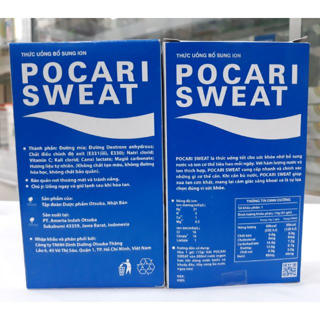 Bột Pocari Sweat Hộp 15g x 5gói - Thức uống bổ sung ion | BigBuy360 - bigbuy360.vn