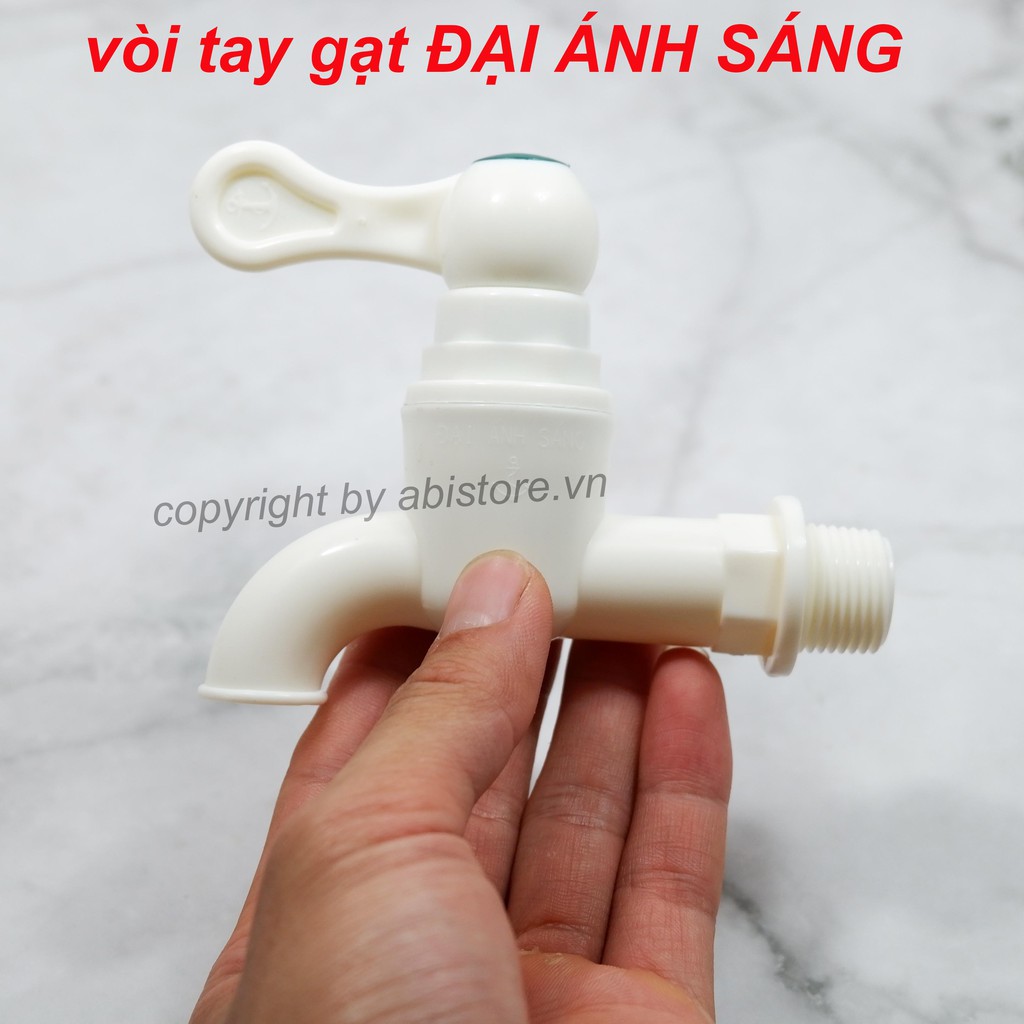 [GIÁ HỦY DIỆT] Vòi nước nhà tắm, vòi rửa nhựa, vòi vườn Đại Ánh Sáng tay vặn và tay gạt hàng đẹp giá rẻ