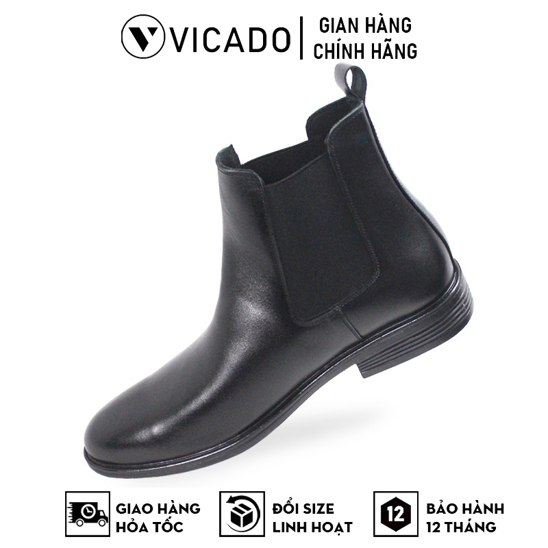 Giày boots nam Chelsea Boots Classic Vicado VA1095