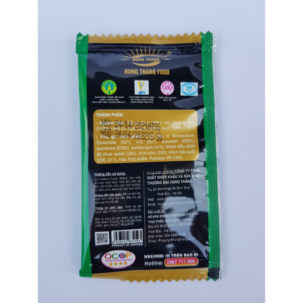 Tương cà Hùng Thắng gói 10g