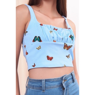 Áo thun crop top f21