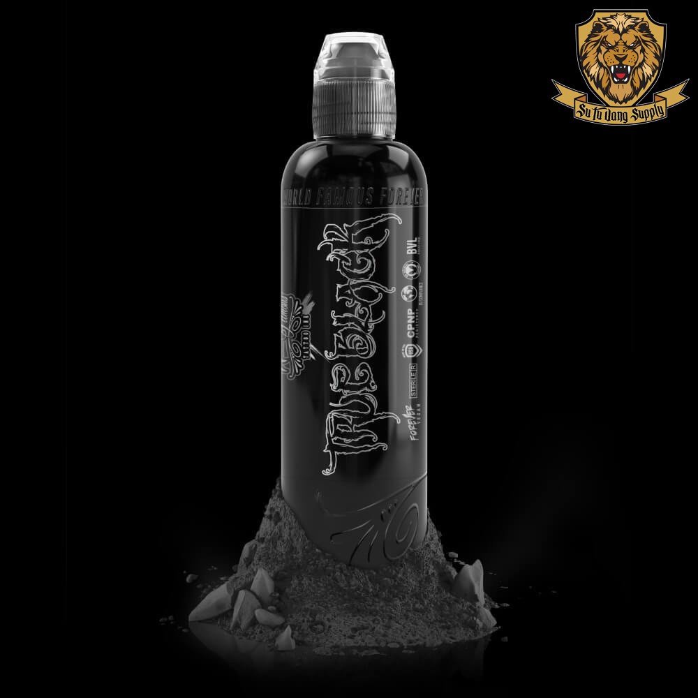 World Famous True Black 8oz xăm body mảng đen