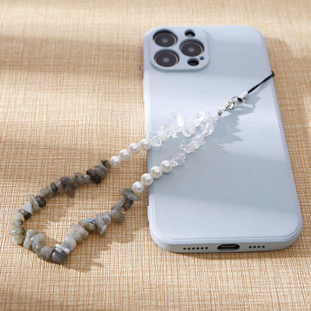 Dây Treo Điện Thoại Đính Hạt Ngọc Trai Chống Thất Lạc Tiện Dụng