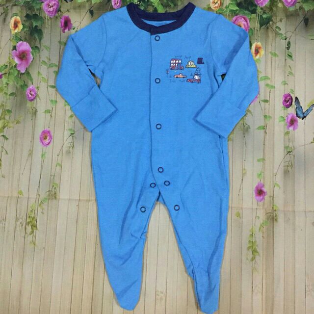 Body cotton liền vớ bé trai bé gái