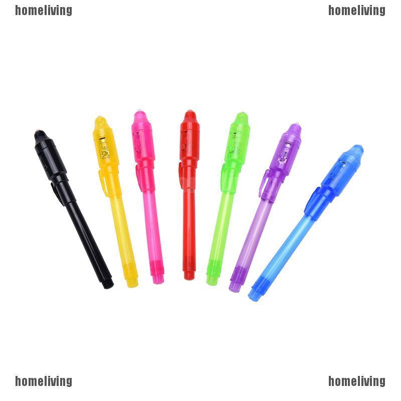 ❤❤Bút Đánh Dấu Bằng Mực Vô Hình Có Đèn LED Tím Siêu Sáng