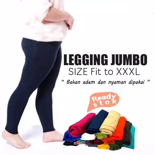 Jumbo Quần Legging Dành Cho Người Lớn Co Giãn